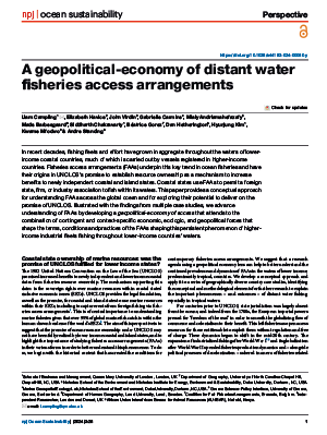 A Geopolitical-Economy of Distant Water Fisheries Access Arrangements cover