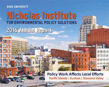 Nicholas Institute 2016 Annual Report