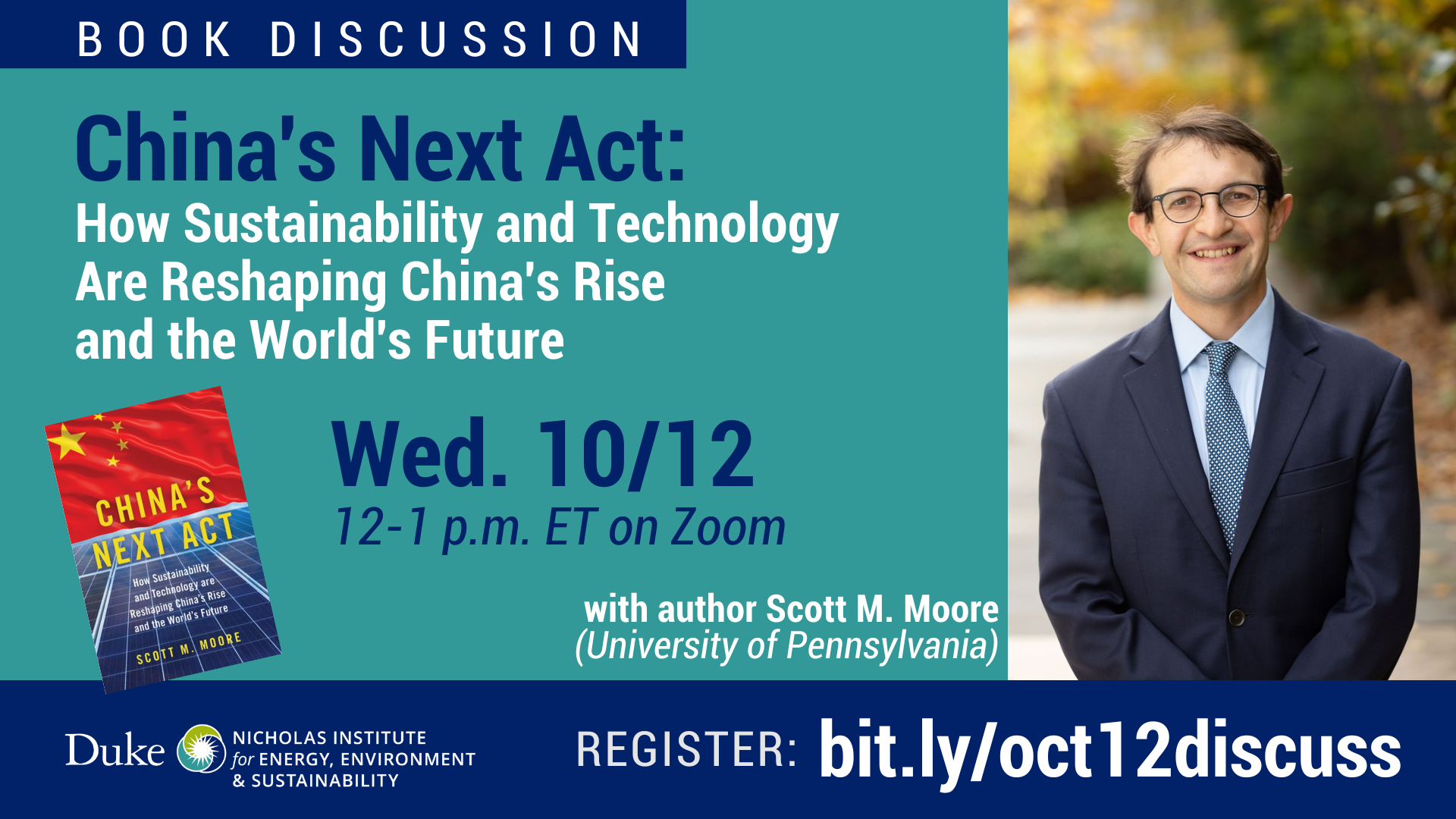 Book Discussion China's Next Act How Sustainability and Technology