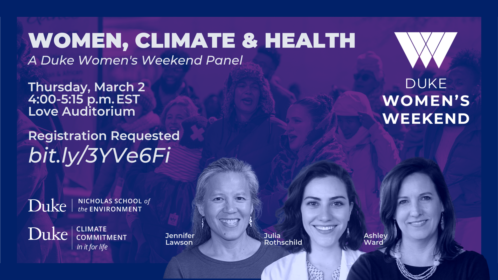 Duke Womens Weekend Women Climate And Health The Nicholas Institute