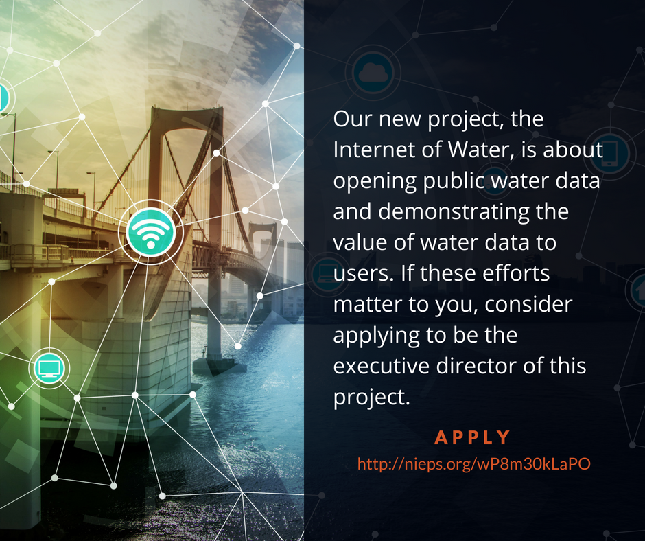 Internet of Water director advertisement