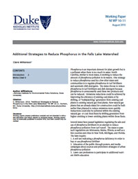 Additional Strategies to Reduce Phosphorus in the Falls Lake Watershed