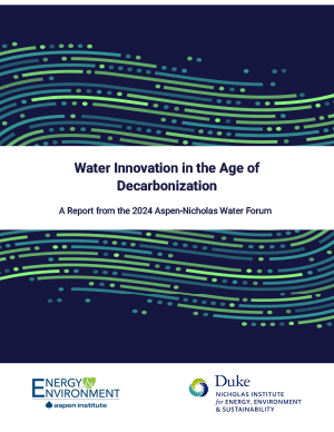 Water Innovation in the Age of Decarbonization cover