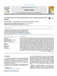 Automatic Detection of Solar Photovoltaic Arrays in High Resolution Aerial Imagery