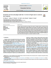 Ecosystem Services and Judge-Made Law