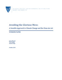Avoiding the Glorious Mess: A Sensible Approach to Climate Change and the Clean Air Act
