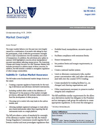 Primer on H.R. 2454: Market Oversight