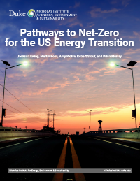 Pathways to Net-Zero for the US Energy Transition cover