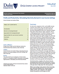 Profits and Productivity Cover