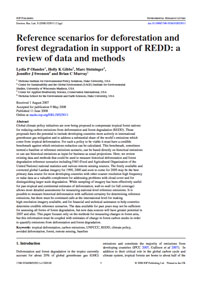 Reference Scenarios for Deforestation and Forest Degradation in Support of REDD: A Review of Data and Methods