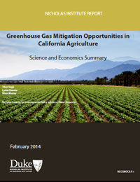 Greenhouse Gas Mitigation Opportunities for California Agriculture: Outlook for California Agriculture to 2030