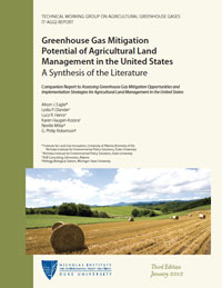 Greenhouse Gas Mitigation Potential of Agricultural Land Management in the United States: A Synthesis of the Literature (Third Edition)