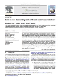 Permanence Discounting for Land-Based Carbon Sequestration