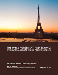 The Paris Agreement and Beyond: International Climate Change Policy Post 2020