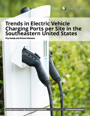 Trends in Electric Vehicle Charging Ports per Site in the Southeastern United States cover