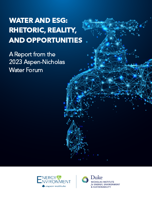 Water and ESG: Rhetoric, Reality, and Opportunities cover