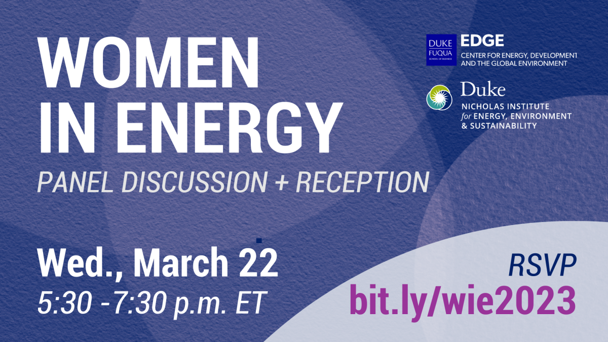 Women in Energy: Panel Discussion & Reception