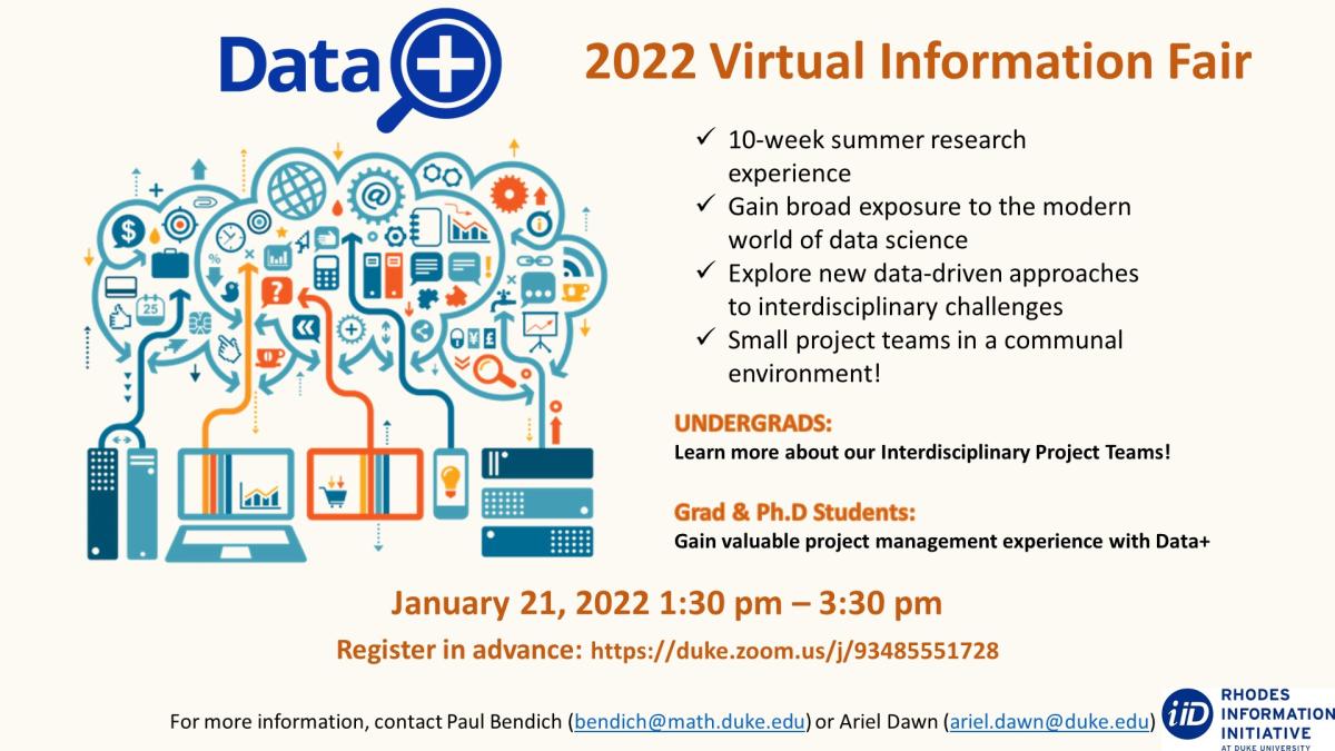 Data+ 2022 Virtual Information Fair