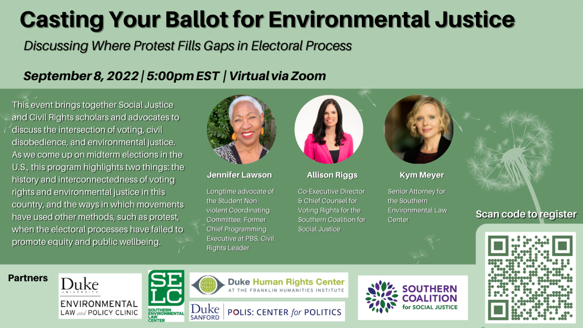 Casting your Ballot for Environmental Justice: Discussing Where Protest Fills Gaps in Electoral Process
