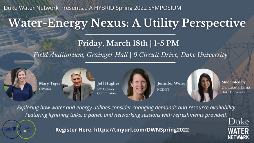 DWN Spring Symposium: Water-Energy Nexus, A Utility Perspective