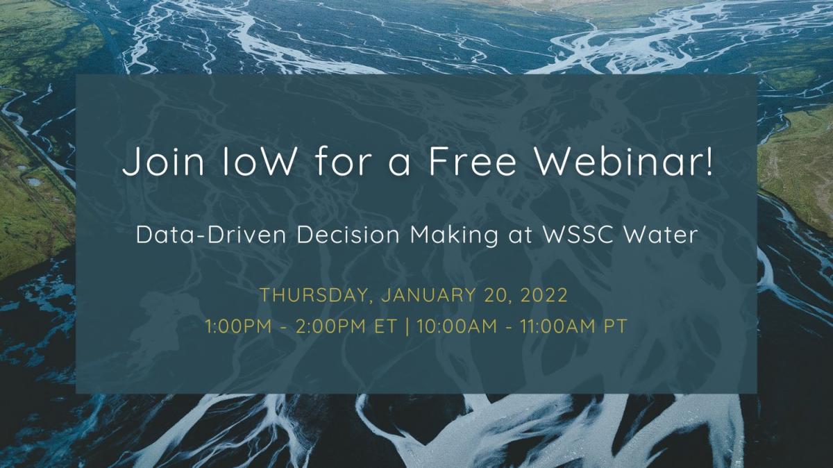 Data-Driven Decision Making at WSSC Water