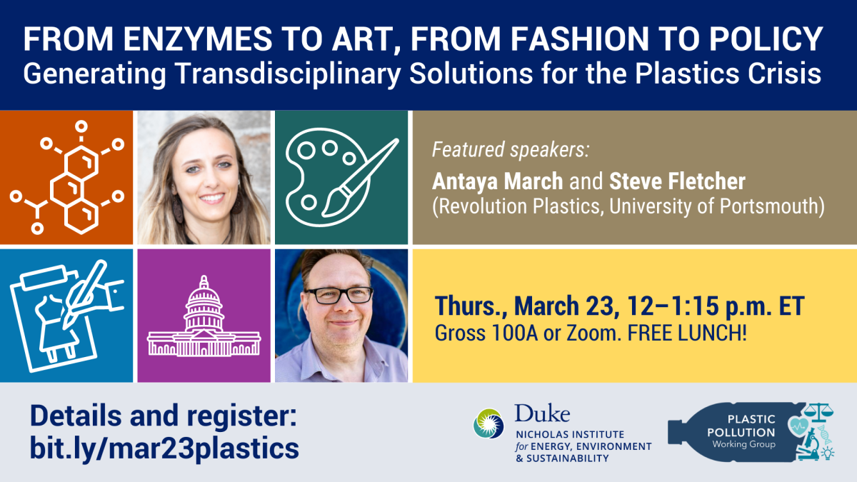 From Enzymes to Art, From Fashion to Policy: Generating Transdisciplinary Solutions for the Plastics Crisis