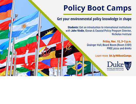 Policy Boot Camp: International Institutions