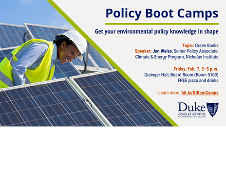 Policy Boot Camp: Green Banks