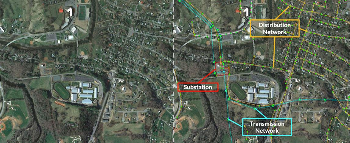Remote sensing of power transmission lines