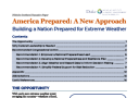 America Prepared: A New Approach—Building a Nation Prepared for Extreme Weather cover