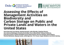 Assessing the Effects of Management Activities on Biodiversity and Carbon Storage on Public and Private Lands and Waters in the United States cover